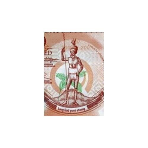 Vanuatu 200 Vatu, 2014 P-New, UNC Polymer Note for Collection