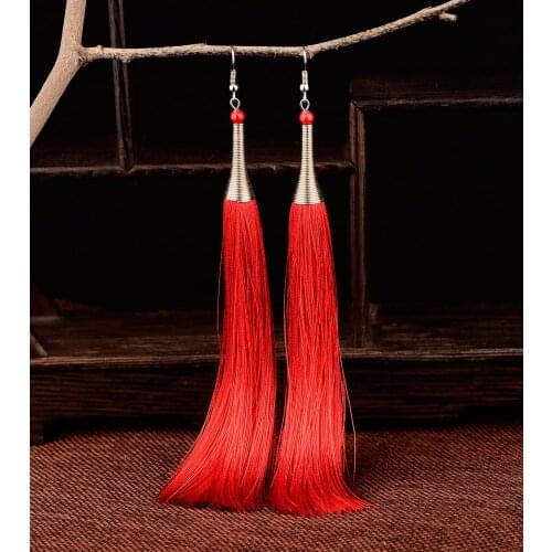 Tassel Drop Earrings Amulet Fashion Charm Jewelry Gifts for Women Her