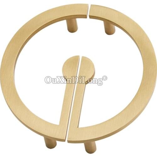 Top Quality 10Pairs European Solid Brass Cabinet Door Handles Cupboard Wardrobe Drawer Kitchen TV Cabinet Pulls Handles & Knobs
