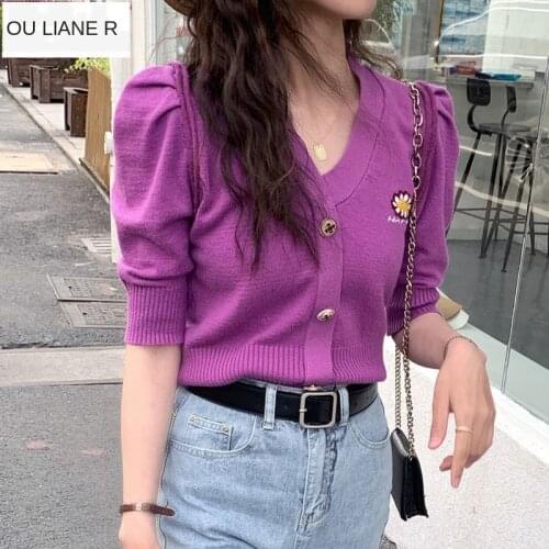 Womens sweater womens jacket cashmere cardigan mid-length knitted jacket V-neck loose striped sweater thin ladies trench coat