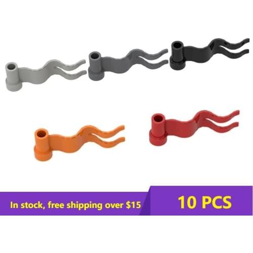 10PCS MOC Bricks Compatible Assembles Particles 4495 Flag Building Blocks Parts DIY High-Tech Educational Creativ