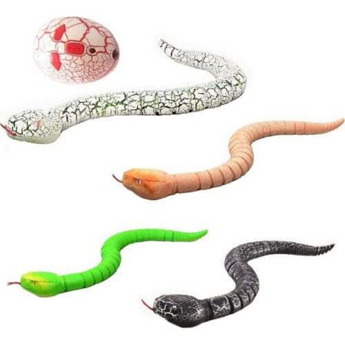 2021 RC Remote Control Snake And Egg Rattlesnake Animal Trick Terrifying Mischief Toys for Children Funny Novelty Gift New Hot