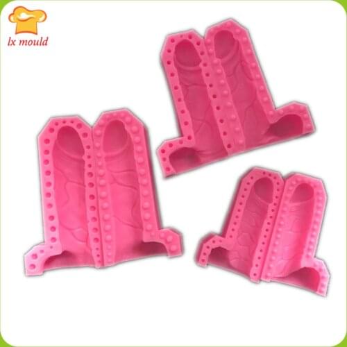 3D Sexy Chocolate Silicone Moulds Mens Body Molds Clay Aromatherapy Plaster Decoration DIY Handmade Candle Silicone Mould