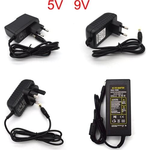 AC 100-240V DC 5V 9V 1A 2A 3A 5A 6A 8A Universal Power Adapter Supply Charger Adaptor For US EU UK AU Plug CCTV LED Light Strip