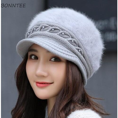 Женские вязаные шапки BONNTEE China At AliExpress