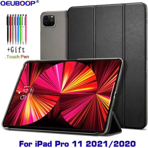 Flip Case For Apple iPad pro 11 2021 & 2020 Pu leather stand Case For iPad 11 inch 2nd 3rd Generation magnetic Cover Capa Funda