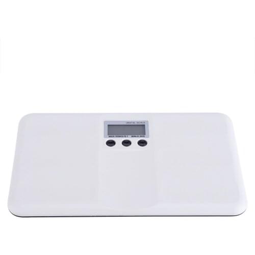 LCD Digital Electronic On/Tare Function Low Battery/Lock Alarm Baby Pet Body LED Digital Weighting Scale