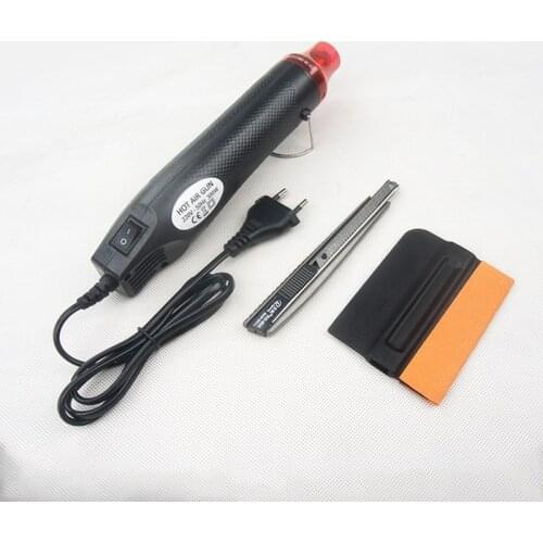 DIY hand tool set for wallpaper/motorcycle/bike/car bumper vinyl film wrapping decal heat gun, squeegee, cutter knife tool kits
