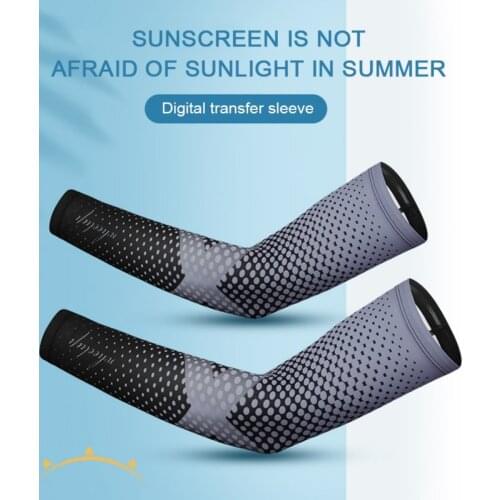 UV Sun Protection Cooling Arm Sleeves,Compression Sleeve For Men Running Cycling Golf Driving Basketball New