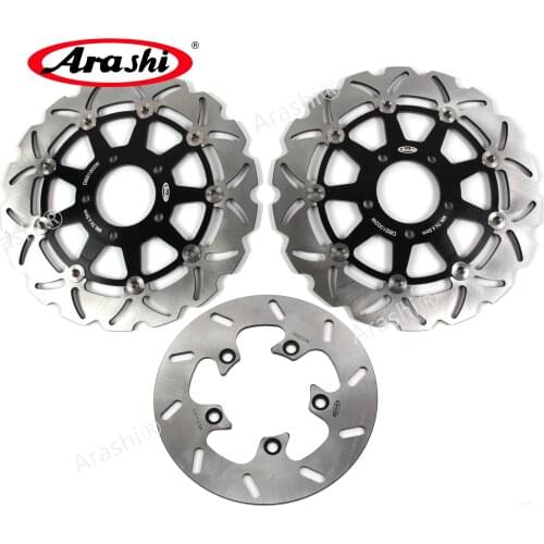 Arashi 1 Set 290 / 220 mm CNC Motor Front Rear Brake Disc Rotors For SUZUKI SV 650 S SV650S 2003 2004 2005 2006 2007 2008 2009