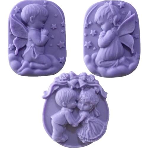 100% Handmade DIY Silicone Soap Mold Soap Making 3D Oval Rectangle Soap Mould Craft Flowers Bathroom Kitchen Soap Mold