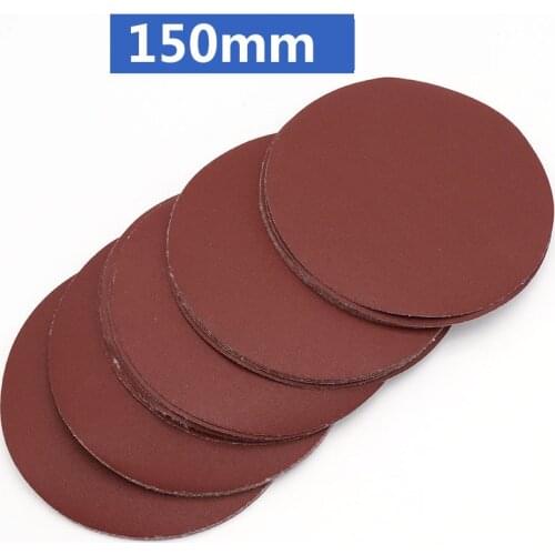 10pcs 150mm Sander Disc Sanding Polishing Paper Sandpaper Disc #80 - #1000 Abrasive Tools for Sander Grits