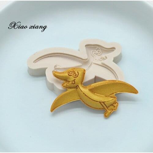 Dinosaur shapes Fondant Cake Border Silicone Molds For Baking Cake Decorating Tools Sugar Craft Gummy Baking Kitchen Tools