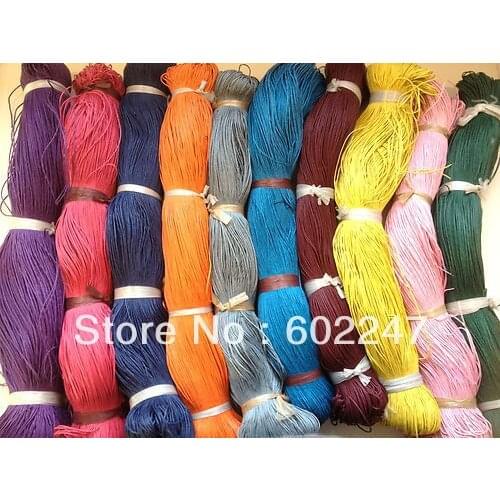 Waxed Leather Thread Wax Cotton Cord String Strap Necklace Rope Bead Waxed Cotton Cord/String for making bracelets