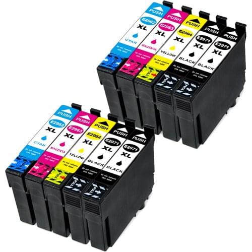 4BK+2C+2M+2Y Compatible Ink Cartridge For EPSON T2971 T2962 T2963 T2964 XP-231 XP-431 XP-241 XP-441 Printer