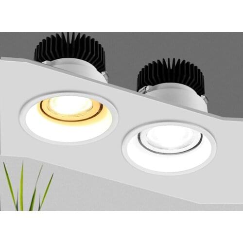 Anti-Glare LED Downlight 5W 7W 15W 20W Led Spot Lights 220V Led Bulb Recessed Downlight led Bedroom Indoor LED Spot Lighting