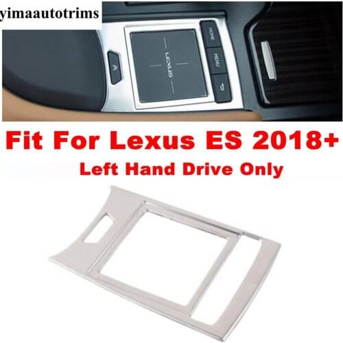 Auto Central Control Mouse Decoration Sequins Frame Accessories Cover Trim Fit For Lexus ES 2018 - 2021 Interior Refit Kit