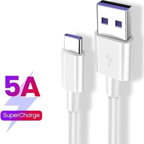 5A Supercharge Fast Charger Quick Charging USB Type C Cable For Huawei P40 Sumson Xiaomi
