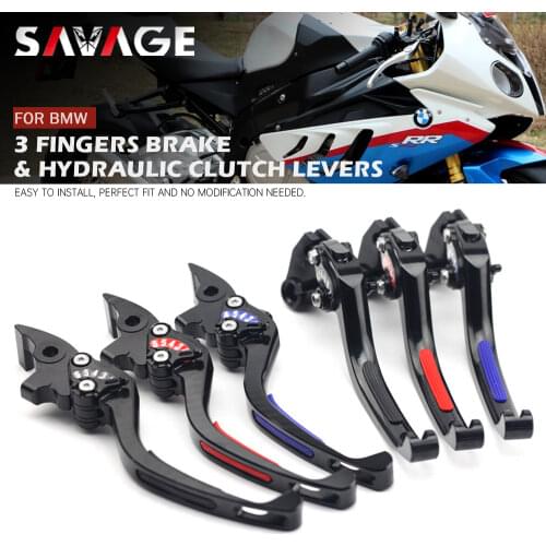 Brake & Hydraulic Clutch Lever For BMW S1000RR S1000R 2015 2016 2017 Motorcycle Accessories Non-Slip 3 Fingers S 1000R 1000RR