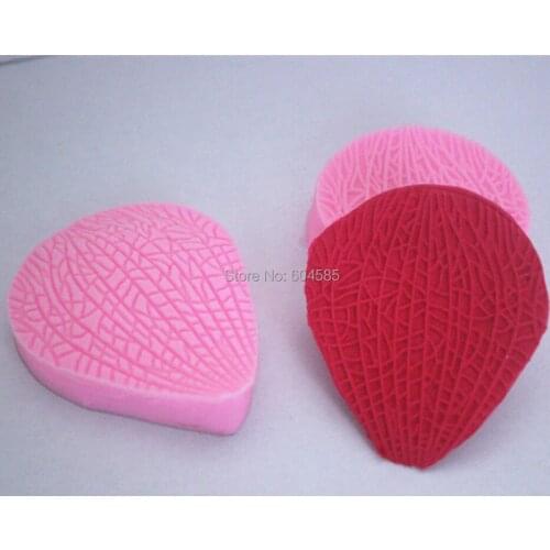 FM238 Multi texture leaves silicone fondant cake molds soap chocolate mould for the kitchen baking clay mould