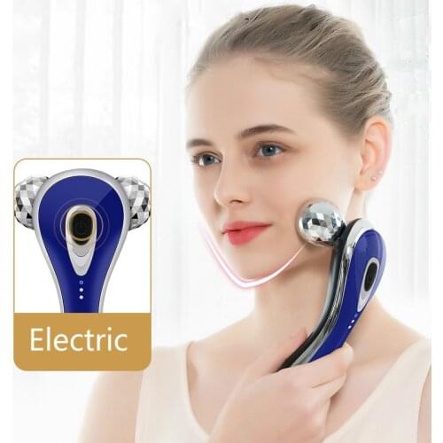 Y Shape Electric Massager 3D Roller Massager 360 Rotate Massager Face Body Skin Lifting Cellulite Massaging Tool Wrinkle Removal