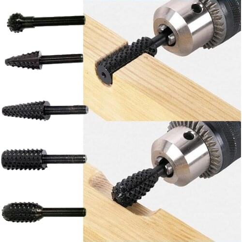 Distinctive 5PCS 1/4'' Shank DIY Drill Bit Set Carpentry Cutting Tools For General Building & Engineering Power Tools