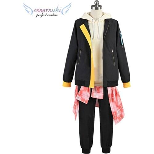 Project Sekai Colorful Stage! feat.Vivid BAD SQUAD Shinonome Akito Cosplay Carnaval Costume Halloween Christmas Costume