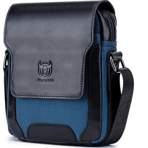 BULLCAPTAIN 2021 Man Messenger Bag Men Genuine Leather Shoulder Bags Business Crossbody Casual Bag Famous Brand male Handbag bag