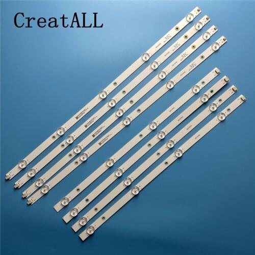 LED Backlight strip 9 lamp for Centek CT-8250 UHD System K50DLX9US MS-L1255 V7 CX500DLEDEM PU50S7XL HL-00500A30-0901S-04