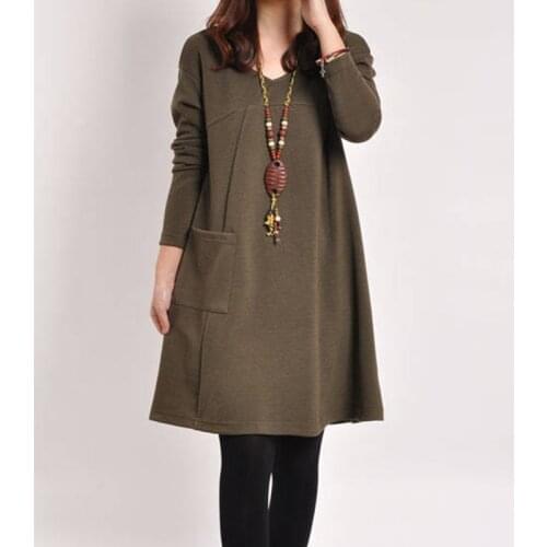 New Spring Autumn Women Long Blouse Shirt Brand Womens Clothing Big Size Long Sleeve Outfit Tops Plus Size Female Blouse Pocket