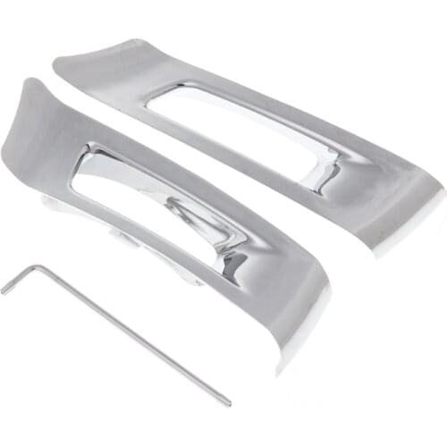 1 Pair ABS Chrome Steering Wheel Cover Insert Sticker Trim For Citroen C-Quatre 2012 Fit For Chevrolet Cruze Trax Tracker