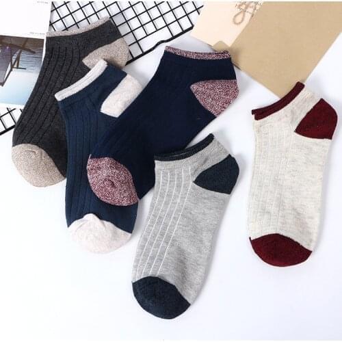 10Pairs/lot High Quality Men Socks Cotton Summer Thin Breathable Socks No Show Boat Socks Short Meias Sokken Male