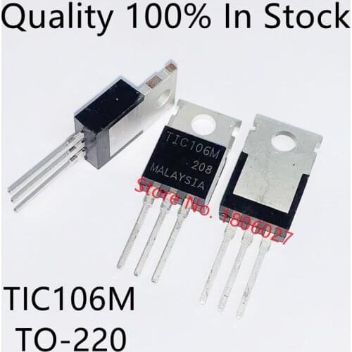 10pcs/lot TIC106M Triode TO-220 FET