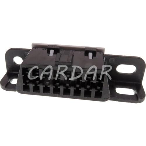 1 Set 16 Pin OBD2 OBD-II Socket Automotive Diagnostic Interface OBDII OBD 2 Connector For VW GM Wuling