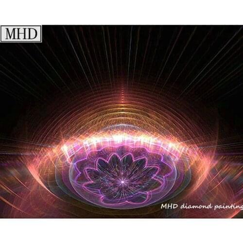 3D Flower Abstract Picture 5D DIY Diamond Painting Cross Stitch for Home Decor Artwork for 3D Diamond Embroidery Mosaic Kit