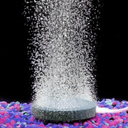 4/6/8cm Aquarium Air Pump Accessories Oxygen Diffuser Disk Fish Tank Pond Air Bubble Stone Disk For Oxygen Pump Air Bubble Maker
