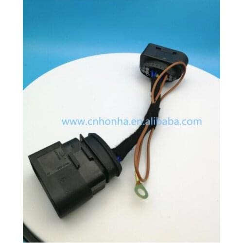 Free shipping 1J0973835 1J0973737 10 to 14 Pin Car HID Xenon Headlight Connector Adapter For VI MK6 1J0 973 835 1J0 973 737