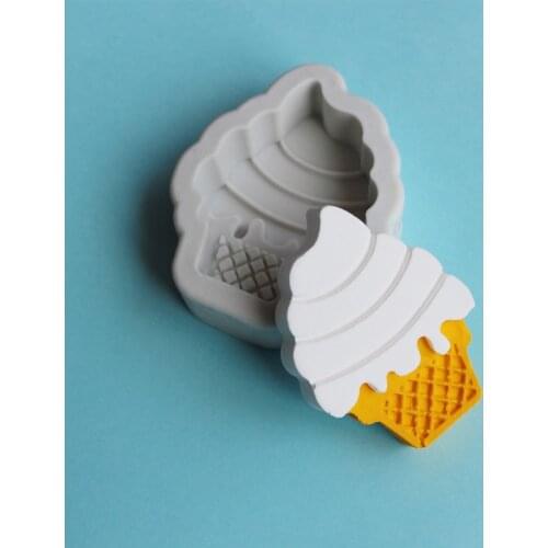 Dessert Ice Cream Silicone Mould DIY Fondant Cake Mould Chocolate Fudge Dry Pez Mould