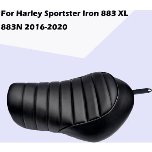 For Harley Sportster Iron 883 XL 883N 2016-2020 Black Detachable Solo Seat Rider Driver Seat Saddle motorcycle seat gel pad