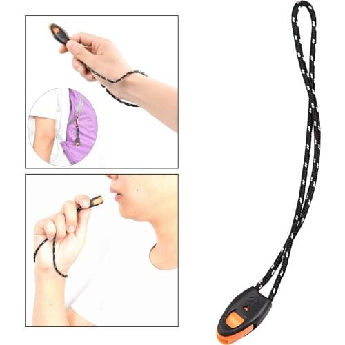 Emergency Outdoor Survival Whistle Camping Hiking Whistle Football Basketball Match Double Pipe Dual Whistle
