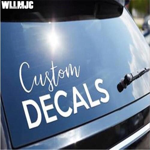 China Manufacturer Custom Printing logo in Car Body Sticker PVC Vinyl Waterproof Label Sticker For Car
