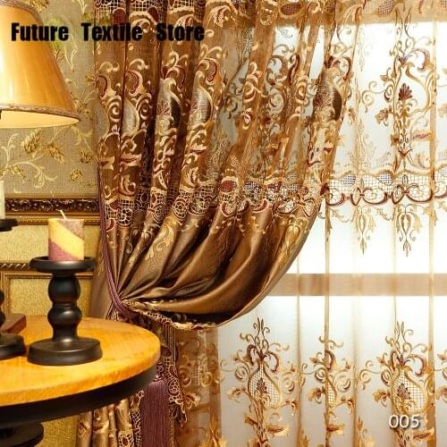 Curtain for Bedroom Living room Factory Direct Living Room Embroidered Products Luxury Curtains