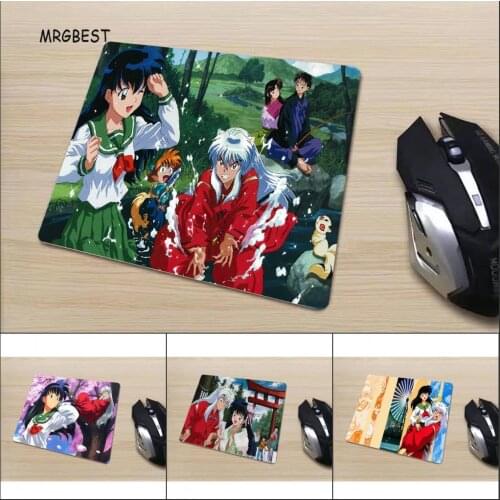 XGZ Keyboard Mouse Mat Anime Inuyasha Notebook Gaming Mouse Pad DIY Top Selling S 220*180mm Customized Non-Slip Rubber Mouse Pad