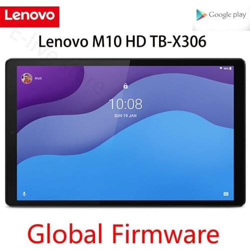 Lenovo M10 HD TB-X306 Tablet PC MediaTek Helio P22T Octa-Core 10.1 inch 1280x800 4GB Ram 64GB Rom Android Q 802.11AC