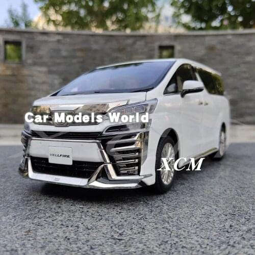 Diecast Car Model for KengFai Vellfire RHD (White) 1:18 + SMALL GIFT