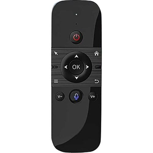 M8 Voice Remote Control 2.4G Mini Wireless Keyboard Gyro Sensor Remote Control with Battery for TV Projector Set-Top Box