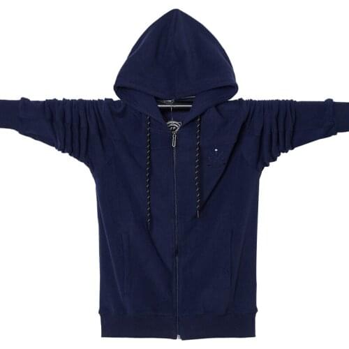 Hoodies Jacket Men Autumn Casual Men Embroidery Hoodies Sweatshirts Cotton Thick Top Fashion Men Hooded Jackets Male Coat Hoody