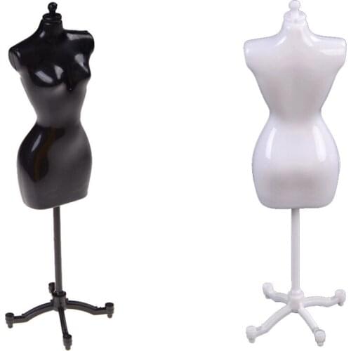 New Babys Girls Fantasy Doll Display Gown Dress Form Clothes Mannequin Model Stand Rack Holder 22cm