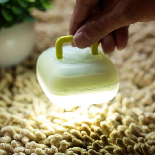 Camping Tent Lantern Mini Portable Light Outdoor Lighting AA Battery 1W Indoor Night Light Green LED Emergency Lamp for Car
