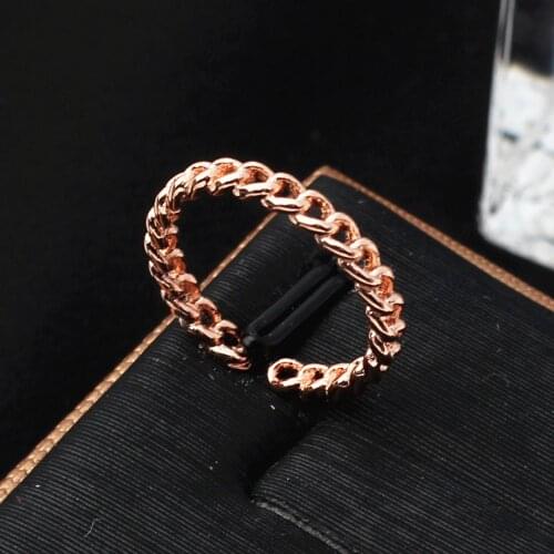 MANGOSKY Vintage Hemp Wreath Rings for Women Adjustable Black Oil Twist Ring Women Fashion Couple Wedding Rings anel masculino